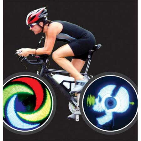 AGILETEK On - Wheel Programmable LED Imaging on Bicycle BK-7082